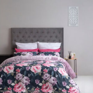 Floral bedding set folded product image